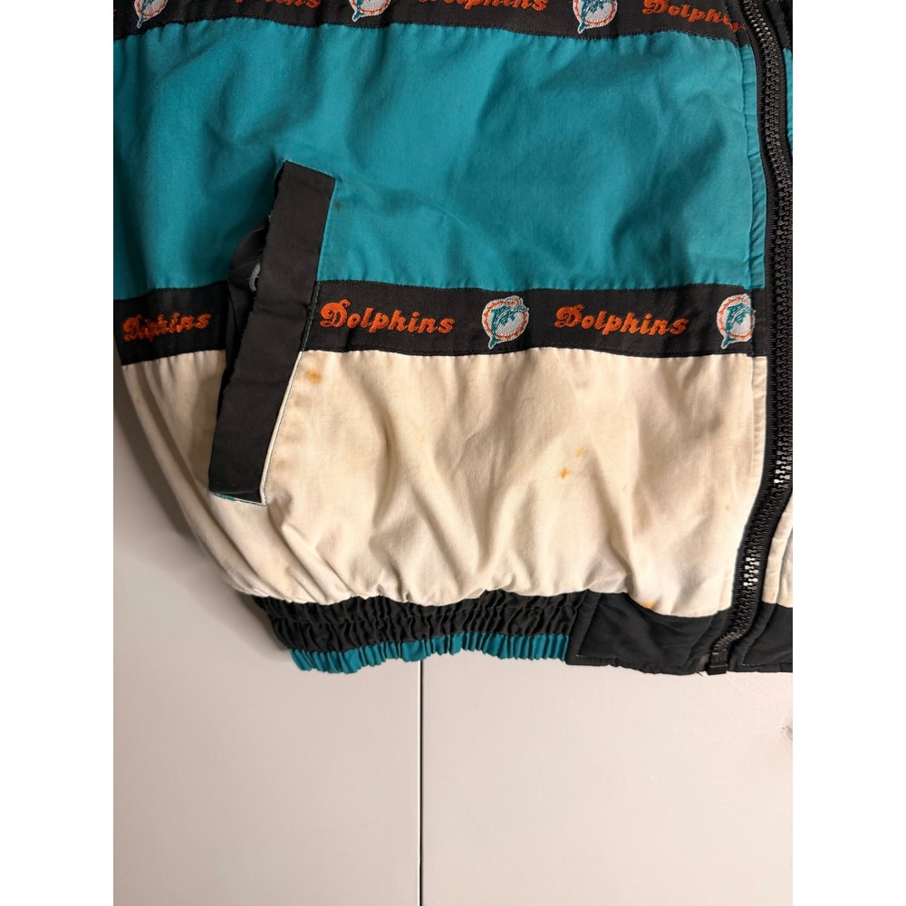 Vintage Miami Dolphins Pro Player NFL Jacket XL - Picture 7 of 7